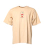 Dolce & Gabbana Beige Cotton Logo Print Crew Neck T-shirt