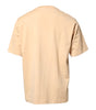 Dolce & Gabbana Beige Cotton Logo Print Crew Neck T-shirt