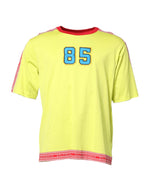Dolce & Gabbana Green Cotton 85 Patch Crew Neck T-shirt
