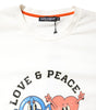 Dolce & Gabbana White LOVE & PEACE Print Crew Neck T-shirt
