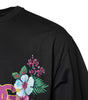 Dolce & Gabbana Black Cotton DG Floral Print Crewneck T-shirt