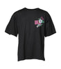 Dolce & Gabbana Black DG Floral Print Crew Neck T-shirt