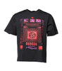 Dolce & Gabbana Black Cotton Graphic Print Crew Neck T-shirt