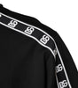 Dolce & Gabbana Black Cotton DG Print Turtleneck T-shirt