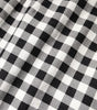 Robe fourreau sans manches à carreaux blancs et noirs Dolce & Gabbana