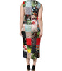 Dolce & Gabbana Multicolor Patchwork Sleeveless Sheath Dress