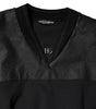 T-shirt col V à manches courtes en coton noir Dolce &amp; Gabbana