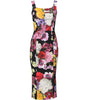 Dolce & Gabbana Multicolor Ortensia Patchwork Sheath Dress