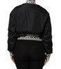 Dolce & Gabbana Black Nylon #DGFamily Full Zip Bomber Jacket