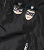 Dolce & Gabbana Black Nylon #DGFamily Full Zip Bomber Jacket