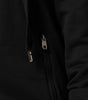 Dolce & Gabbana Black Cotton Hooded Full Zip Sweatshirt Sweater