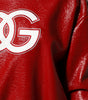 Dolce & Gabbana Red Wool DGLogo Embroidery Pullover Sweater