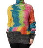 Dolce & Gabbana Multicolor Mohair Turtleneck Pullover Sweater
