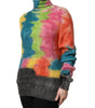 Dolce & Gabbana Multicolor Mohair Turtleneck Pullover Sweater