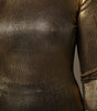 Dolce & Gabbana Gold Round Neck Long Sleeve Pullover Top