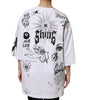 Dolce &amp; Gabbana White Cotton DG BLESSED Printed T-shirt
