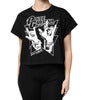 Dolce &amp; Gabbana Black Cotton Printed Short Sleeves T-shirt