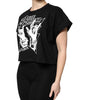 Dolce &amp; Gabbana Black Cotton Printed Short Sleeves T-shirt