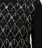 Dolce &amp; Gabbana Black Cashmere Embellished Long Sleeves Top