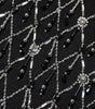 Dolce &amp; Gabbana Black Cashmere Embellished Long Sleeves Top