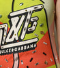 Dolce & Gabbana Multicolor Printed Crystal Embellishment Top