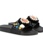 Dolce & Gabbana Black Cotton Sandal
