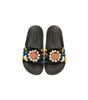 Dolce & Gabbana Black Cotton Sandal