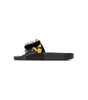 Dolce & Gabbana Black Cotton Sandal