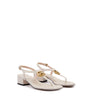 Gucci Mystic White Nappa Charlotte Leather Sandals