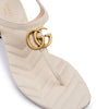 Gucci Mystic White Nappa Charlotte Leather Sandals