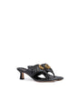 Gucci Mystic Black Nappa Charlotte Leather Sandals