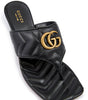 Gucci Mystic Black Nappa Charlotte Leather Sandals