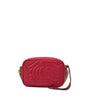 Gucci Red Leather GG Marmont Camera Bag