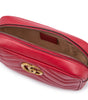 Gucci Red Leather GG Marmont Camera Bag