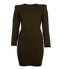 Balmain Brown Wool Dress