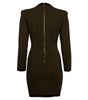 Balmain Brown Wool Dress
