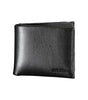 Portefeuille élégant à deux compartiments en cuir noir Calvin Klein