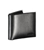 Portefeuille élégant à deux compartiments en cuir noir Calvin Klein