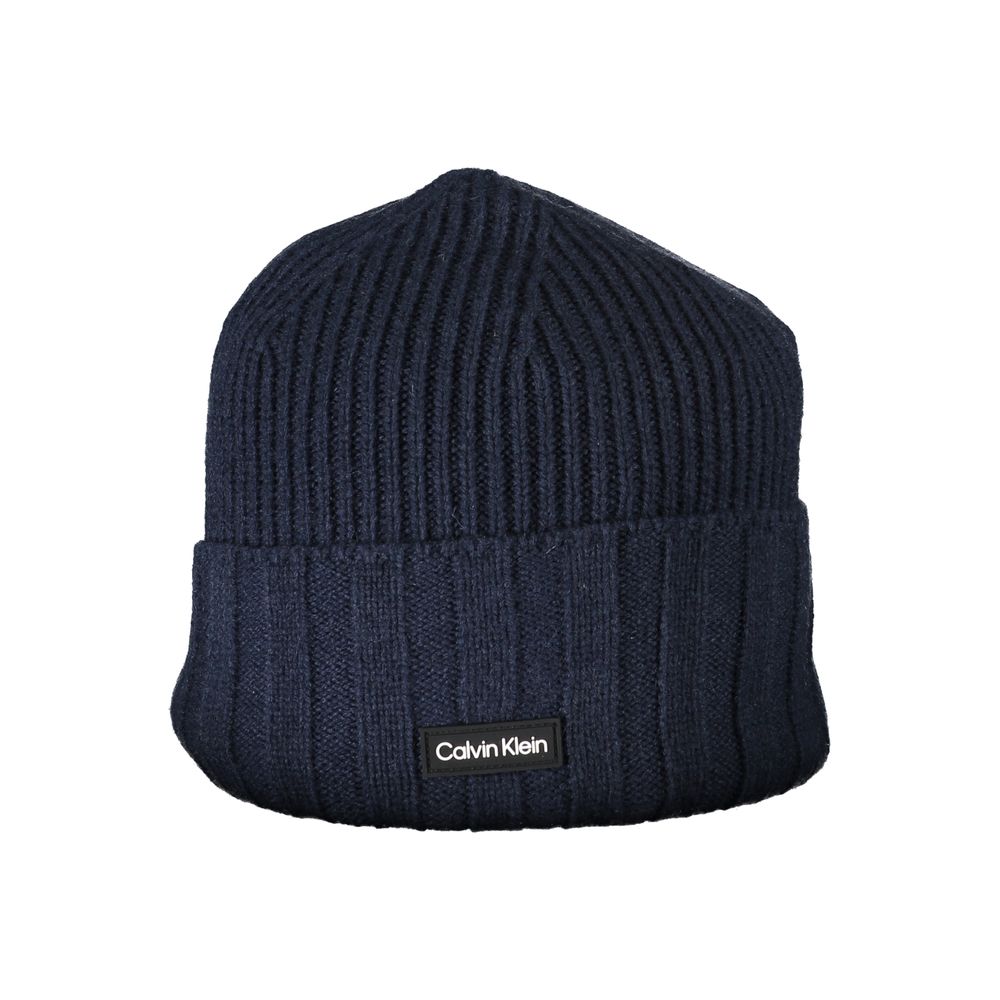 Calvin Klein Chic Gorra de mezcla de lana con detalle de contraste