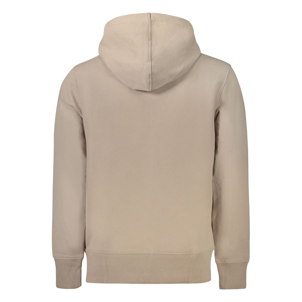 Pull homme en coton beige Calvin Klein