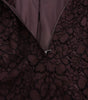 Dolce & Gabbana Purple Floral Lace Ricamo Maxi Dress