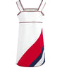 Robe courte blanche en polyester et coton Gucci