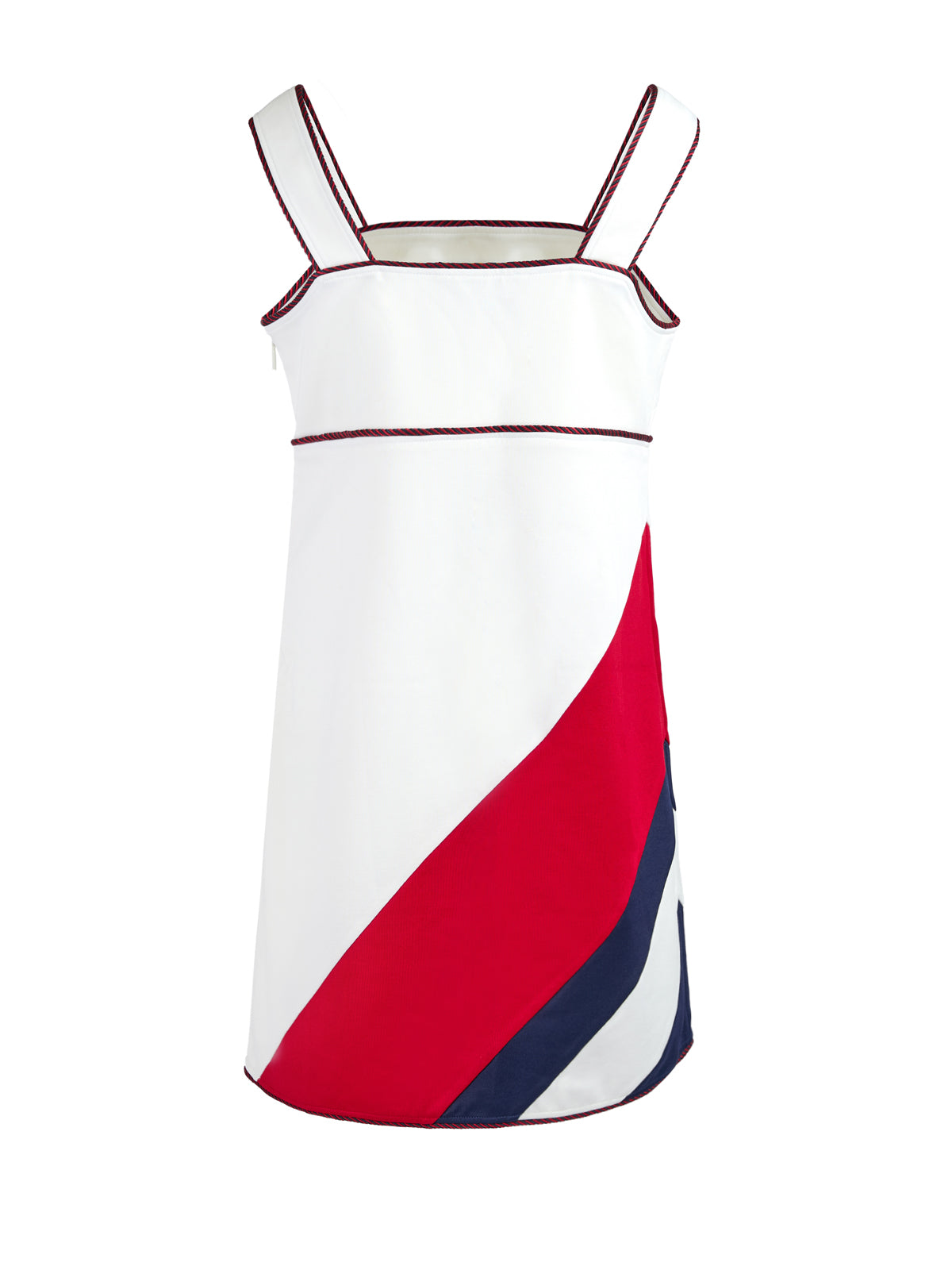 Robe courte blanche en polyester et coton Gucci