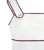 Robe courte blanche en polyester et coton Gucci