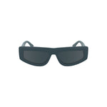 Lunettes de soleil Calvin Klein bleues en tissu biosourcé