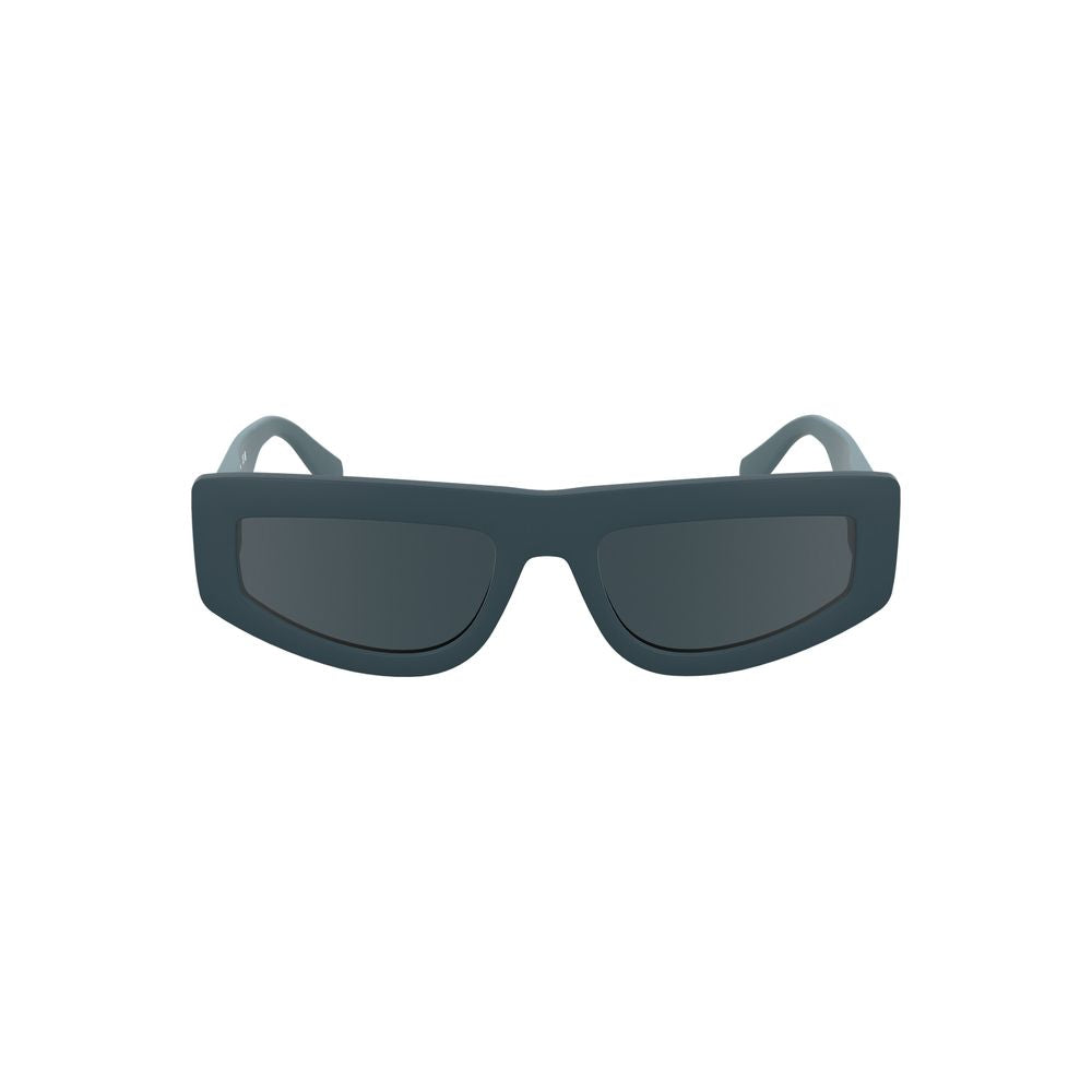 Lunettes de soleil Calvin Klein bleues en tissu biosourcé