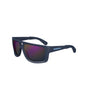 Lunettes de soleil Calvin Klein en plastique bleu pour homme