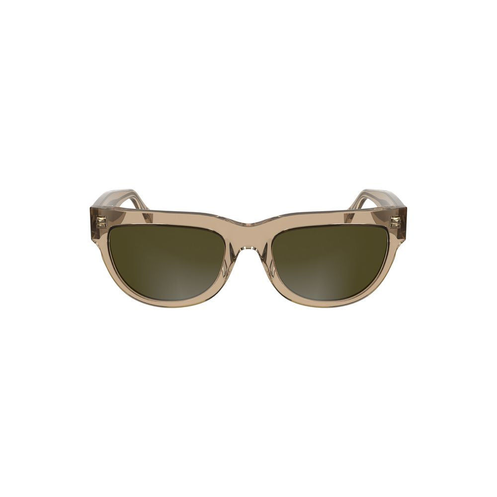 Lunettes de soleil Calvin Klein en acétate marron pour femme
