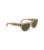 Lunettes de soleil Calvin Klein en acétate marron pour femme