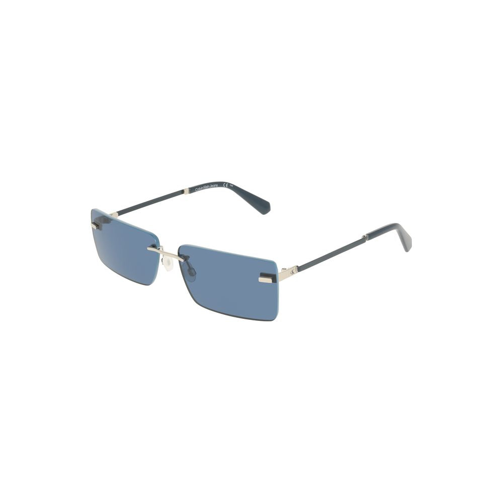 Calvin Klein Blue Metal Women Sunglasses